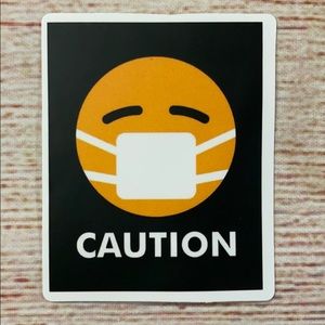 Corona Virus sticker matte finish brand new.
